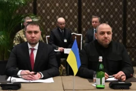 Буданов появился на переговорах в Женеве с магическим оберегом